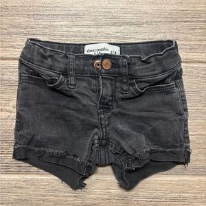 Abercrombie Kids Charcoal Jean Shorts